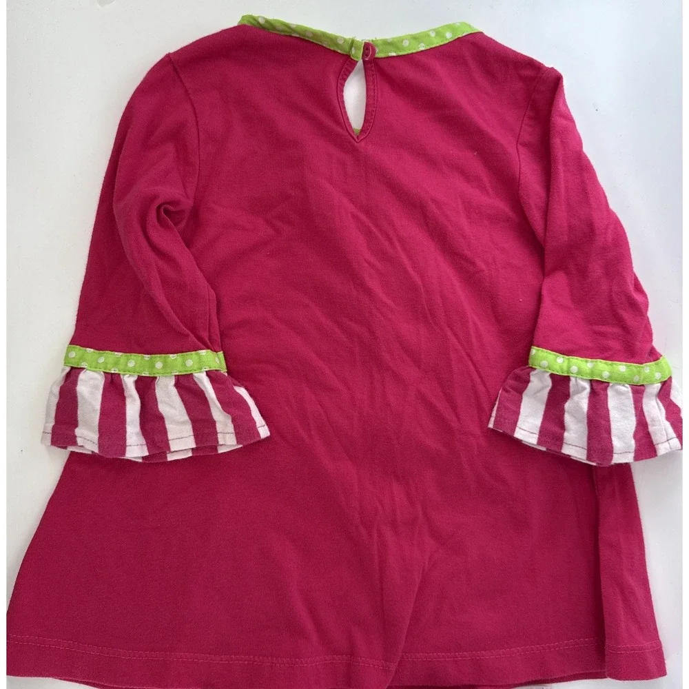 Rare Editions  Christmas Tree Ruffle Pants Set Girls Size‎ 3T ruffle pants